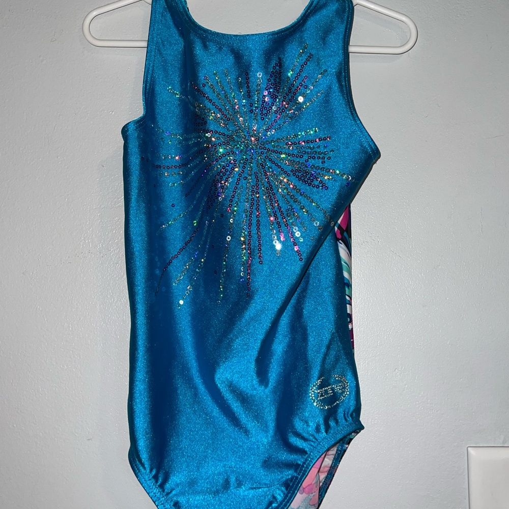 Blue Sparkle Kids Leotard